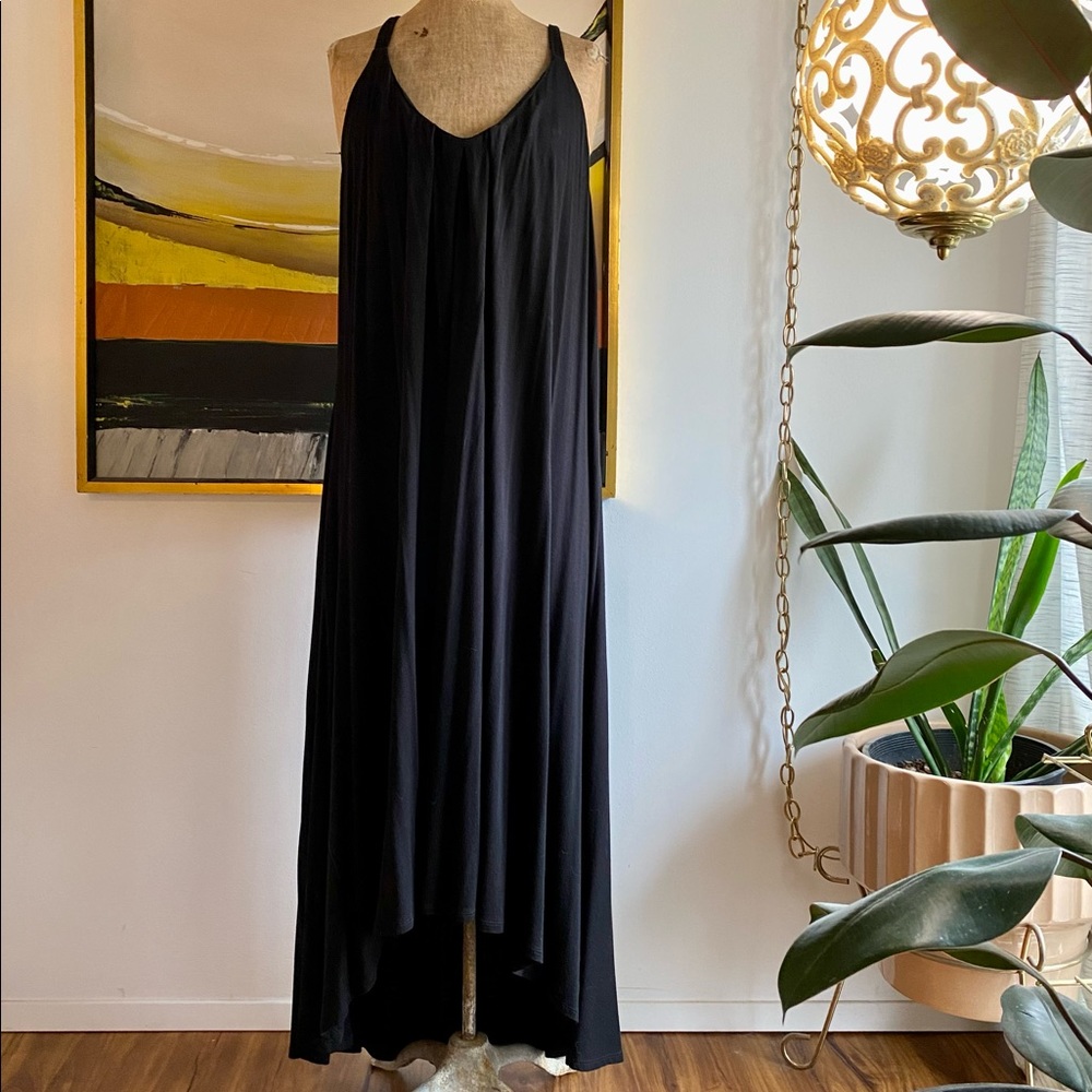 Bobeau Gathered front dress
